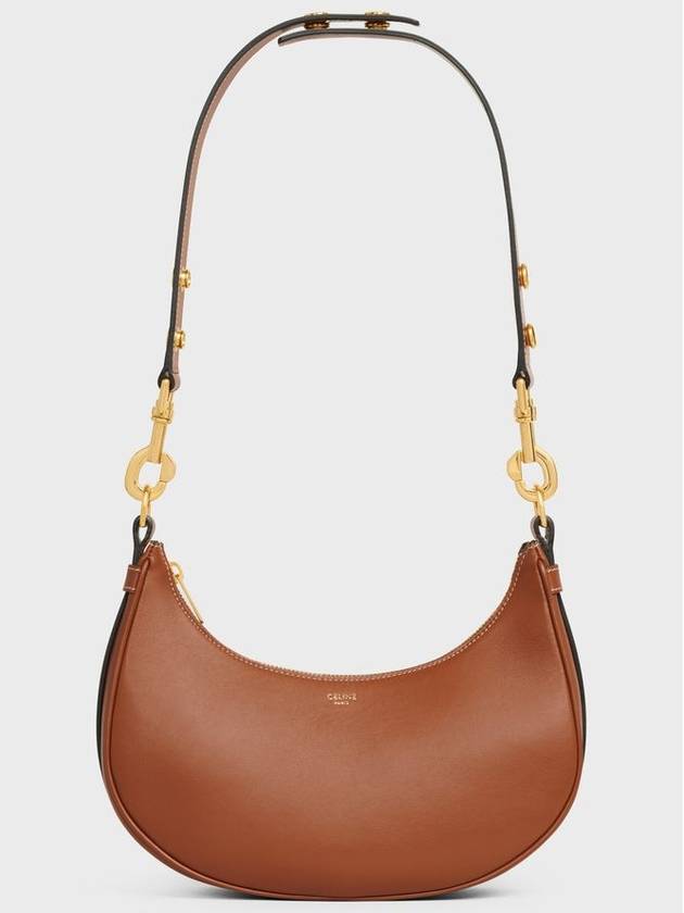 Logo Embroided Medium Shoulder Bag Brown - CELINE - BALAAN 3