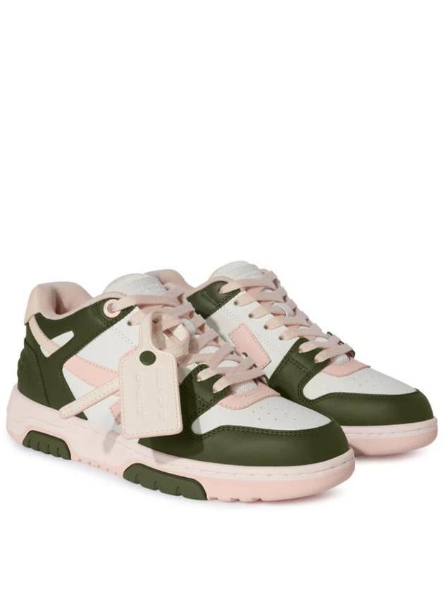 Out of Office Low Top Sneakers Military Green - OFF WHITE - BALAAN 3