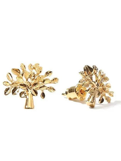 Tree Earrings Gold - MULBERRY - BALAAN 2