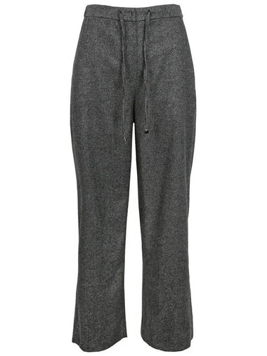 23FW Black Maranta Wool Pants MARANTA 002 - MAX MARA - BALAAN 1