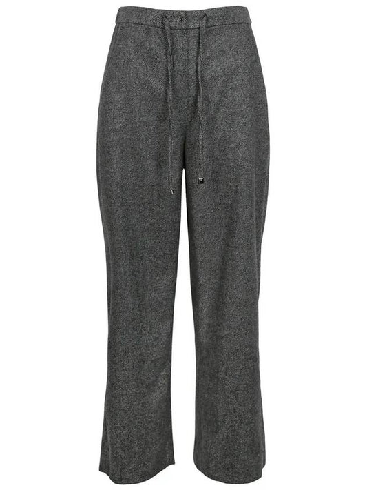 23FW Black Maranta Wool Pants MARANTA 002 - MAX MARA - BALAAN 1