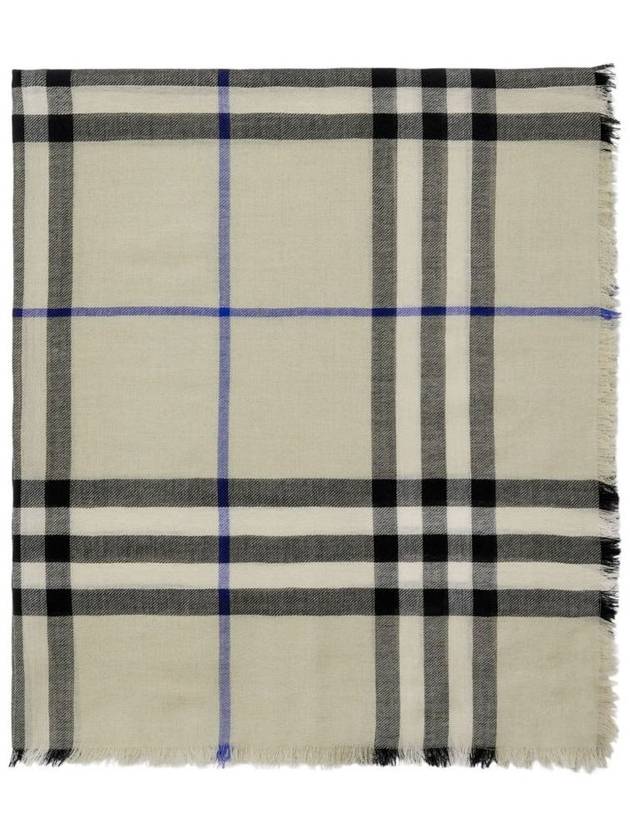 Vintage Check Wool Scarf Beige - BURBERRY - BALAAN 5