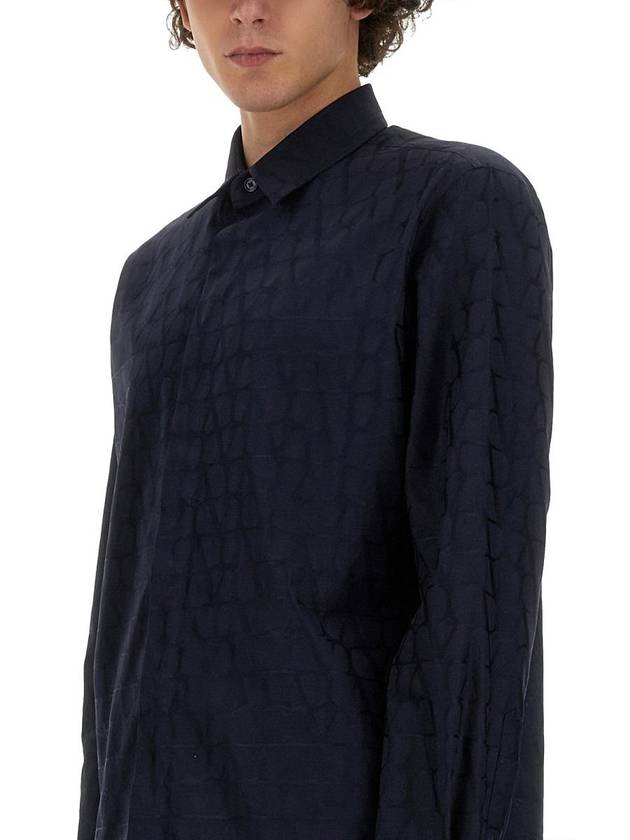 Valentino Garavani Iconographe Toile Shirt - VALENTINO - BALAAN 4