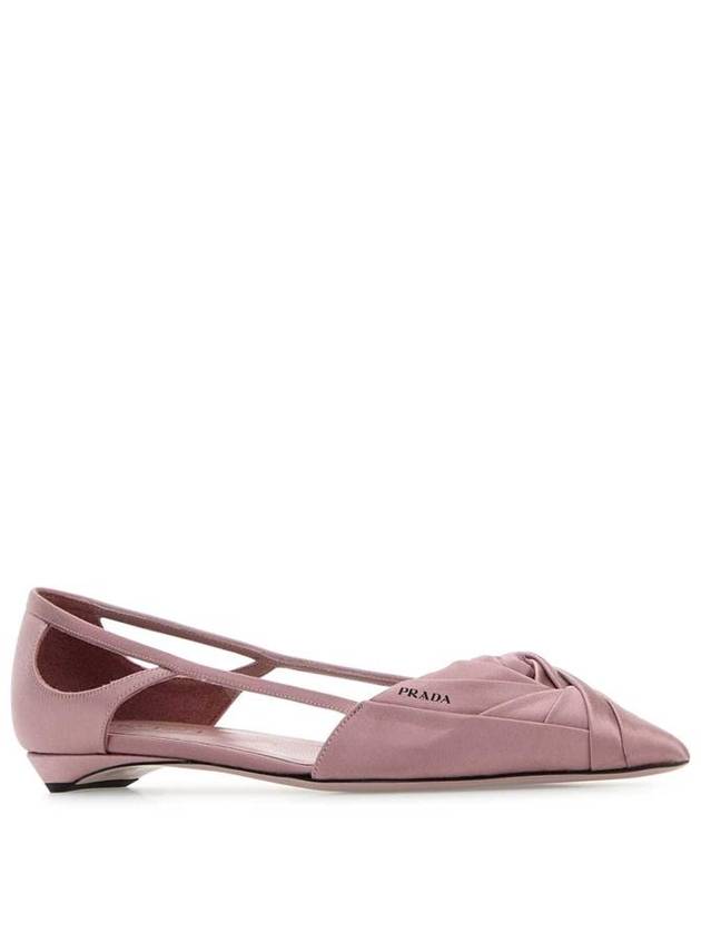 Cutout Satin Ballerina Pink - PRADA - BALAAN 3