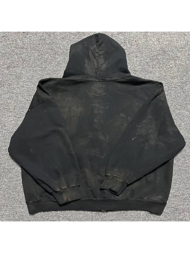 Mud Distressed Hooded Zip Up 100 - BALENCIAGA - BALAAN 4