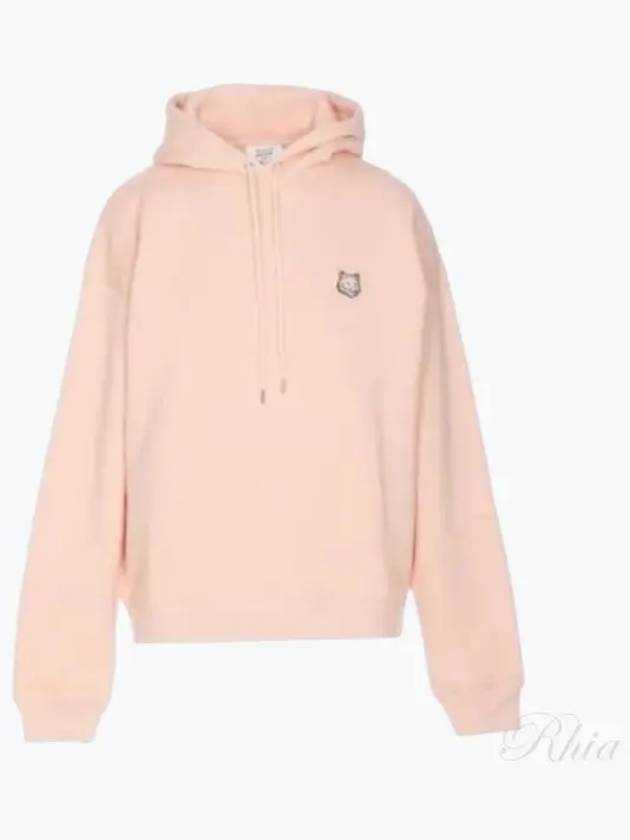 Bold Fox Head Patch Comfort Hoodie Pink - MAISON KITSUNE - BALAAN 2