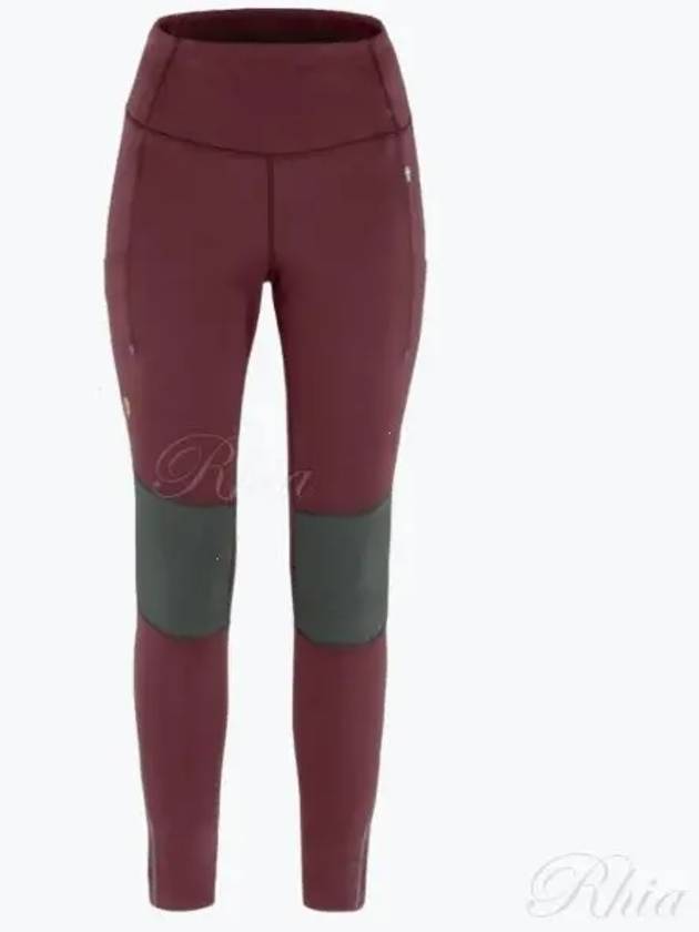 Women's Abisko Night Trekking Leggings Port Iron Gray - FJALL RAVEN - BALAAN 2