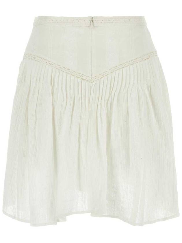 Jorena Unbalanced Skirt White - ISABEL MARANT ETOILE - BALAAN 3