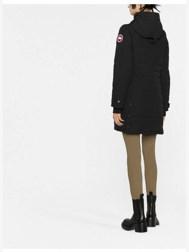 Lorette Hooded Padding Parka Black - CANADA GOOSE - BALAAN 4