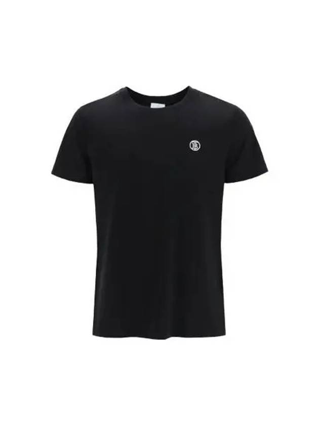 Parker Short Sleeve T-Shirt Black - BURBERRY - BALAAN 2