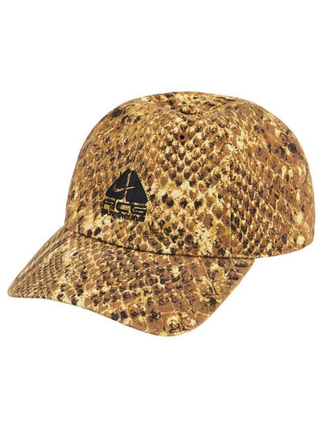 x Nike ACG Denim 6Panel Cap Gold Snakeskin DO7165277 - SUPREME - BALAAN 1