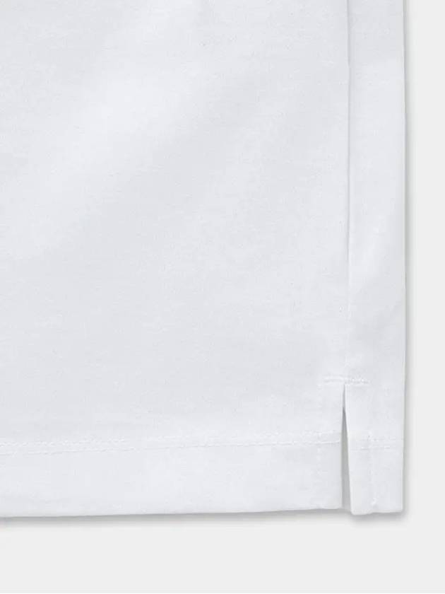 Cotton Square Label Short Sleeve T-Shirt White - WOOYOUNGMI - BALAAN 5