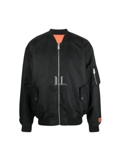 Padlock Bomber Jacket Black - HERON PRESTON - BALAAN 2