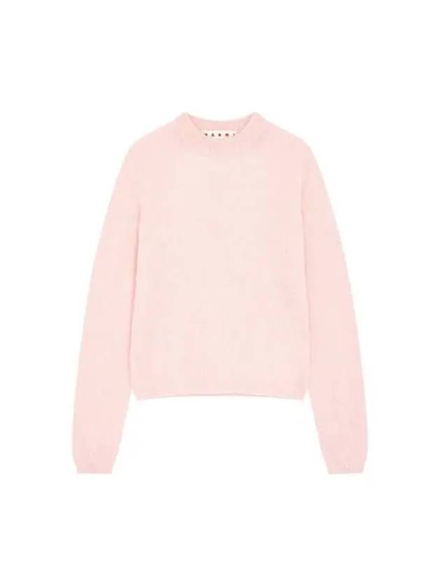 Brushed crew neck knit pink 270402 - MARNI - BALAAN 1