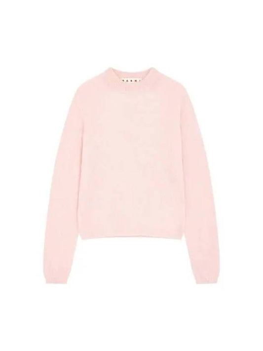 Brushed crew neck knit pink 270402 - MARNI - BALAAN 1