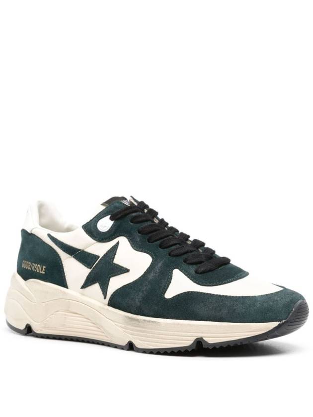 Running Sole Low Top Sneakers Dark Green - GOLDEN GOOSE - BALAAN 3