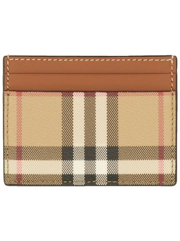 Check Card Wallet Beige - BURBERRY - BALAAN 2