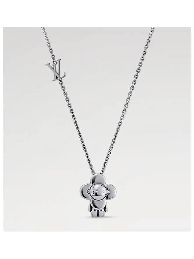 Vivienne Pendant Necklace Silver - LOUIS VUITTON - BALAAN 2