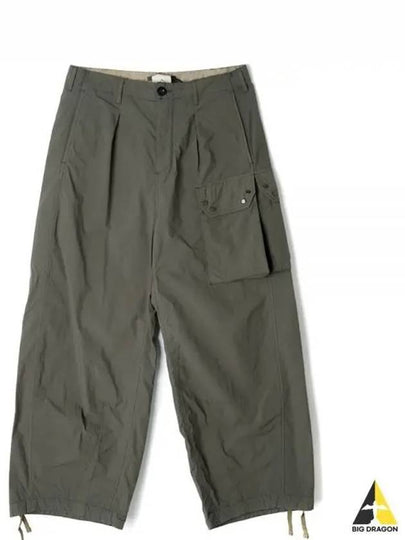 Pantalone Lungo Cargo Wide Pants Khaki - TEN C - BALAAN 2