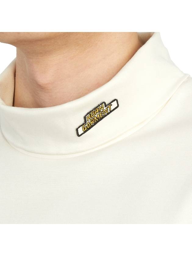 Gimme Roll Neck Jersey Top White - HORN GARMENT - BALAAN 9