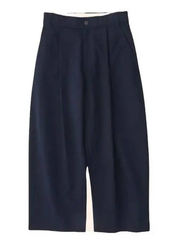 SORTE SNM PEACHED COTTON TWILL DARK NAVY 351 Sorte Pants - STUDIO NICHOLSON - BALAAN 1