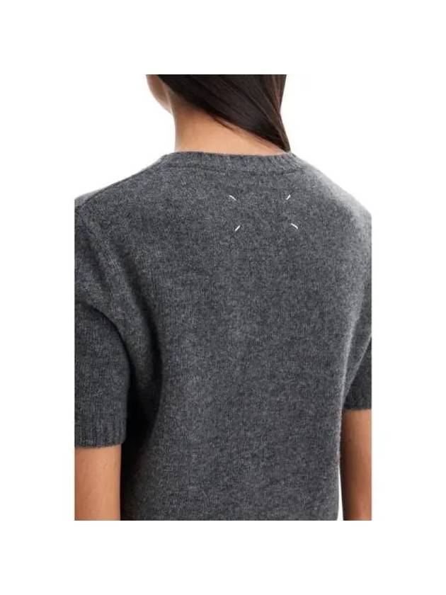 Maison Margiela Backstitch Crew Neck Wool Short Sleeve Knit S51HL0017 M13058 859MC - MAISON MARGIELA - BALAAN 4