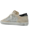 Star Patch Lace-Up Low Top Sneakers Ivory - GOLDEN GOOSE - BALAAN 4