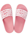 Jeanne Logo Print Slippers Pink - MONCLER - BALAAN 3