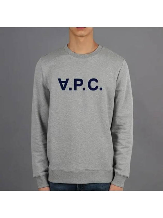 VPC Logo Crew Neck Sweatshirt Grey - A.P.C. - BALAAN 2