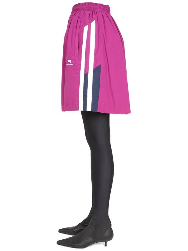 Women's Tracksuit A-Line Skirt Purple - BALENCIAGA - BALAAN 4