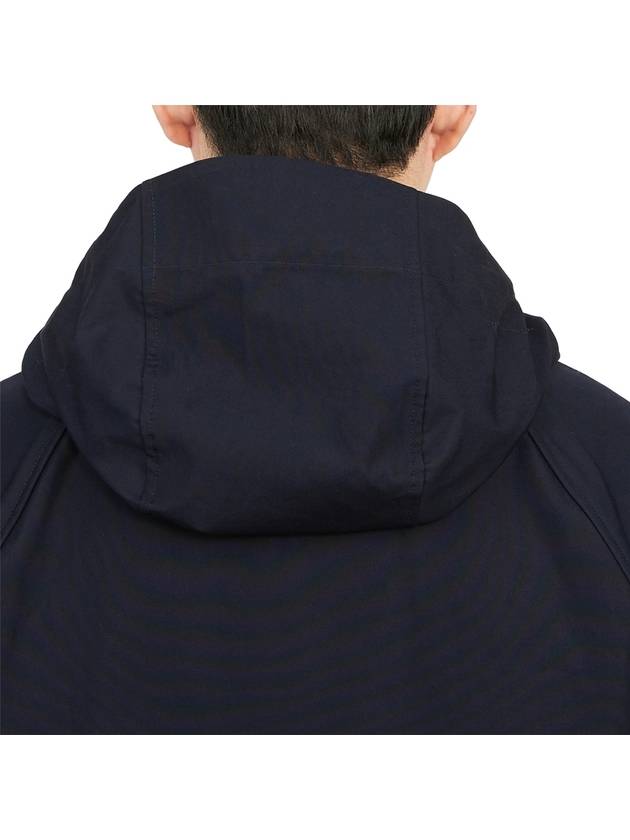 Metropolis Hooded Jacket Navy - CP COMPANY - BALAAN 10