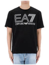 Armani EA7 Big Logo Short Sleeve T Shirt 6RPT03 1200 - EMPORIO ARMANI - BALAAN 1