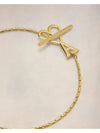 Heart Logo Bracelet Gold - AMI - BALAAN 4