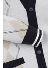 Men s Argyle Check Y neck Cardigan - JACKNICKLAUS - BALAAN 8