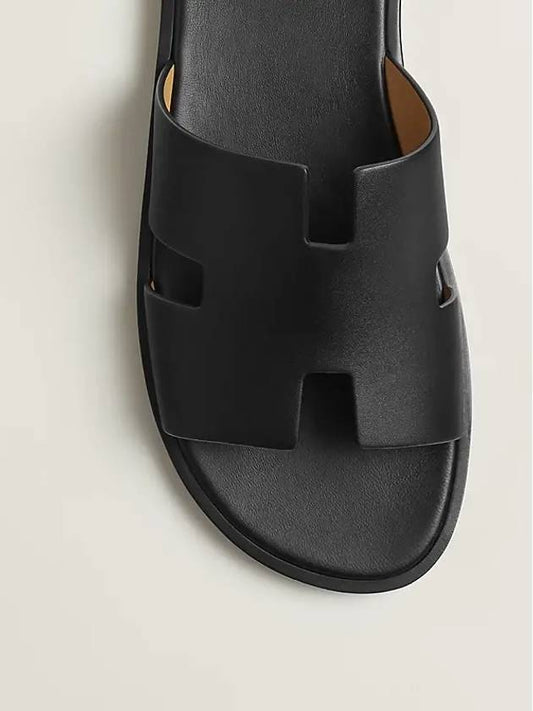 Izmir Sandal Calfskin & Noir - HERMES - BALAAN 2