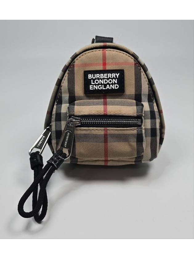 vintage check backpack keyring - BURBERRY - BALAAN 1