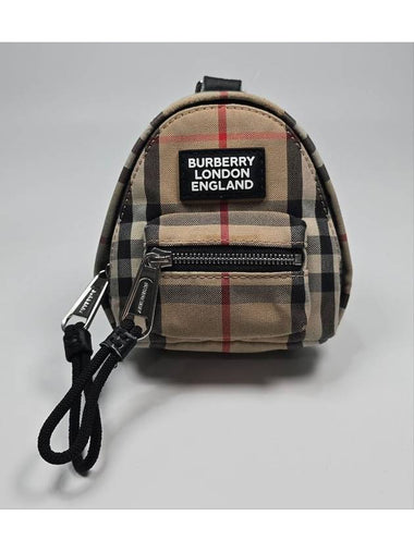 vintage check backpack keyring - BURBERRY - BALAAN 1