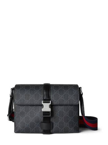 Super Mini GG Cross Bag Black - GUCCI - BALAAN 1