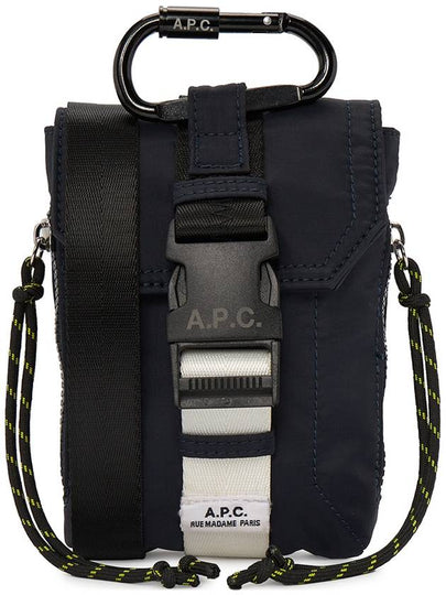 Trek Logo Buckle Nylon Pouch Cross Bag Dark Navy - A.P.C. - BALAAN 2