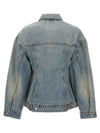 Hourglass Denim Jacket Light Blue - BALENCIAGA - BALAAN 3