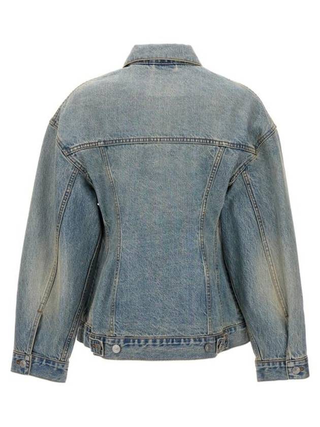 Hourglass Denim Jacket Light Blue - BALENCIAGA - BALAAN 3