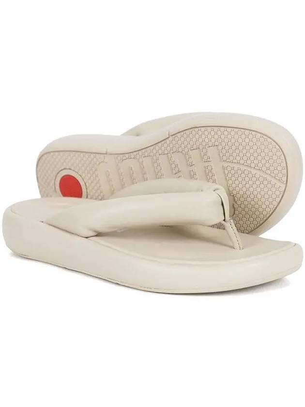 Women s Flip Flops Eye Cushion Padded Leather Cream HF5 A20 - FITFLOP - BALAAN 2