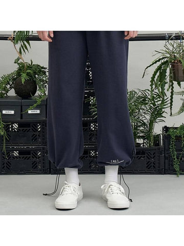 RE Brace Logo String Track Pants Navy - REPLAYCONTAINER - BALAAN 1