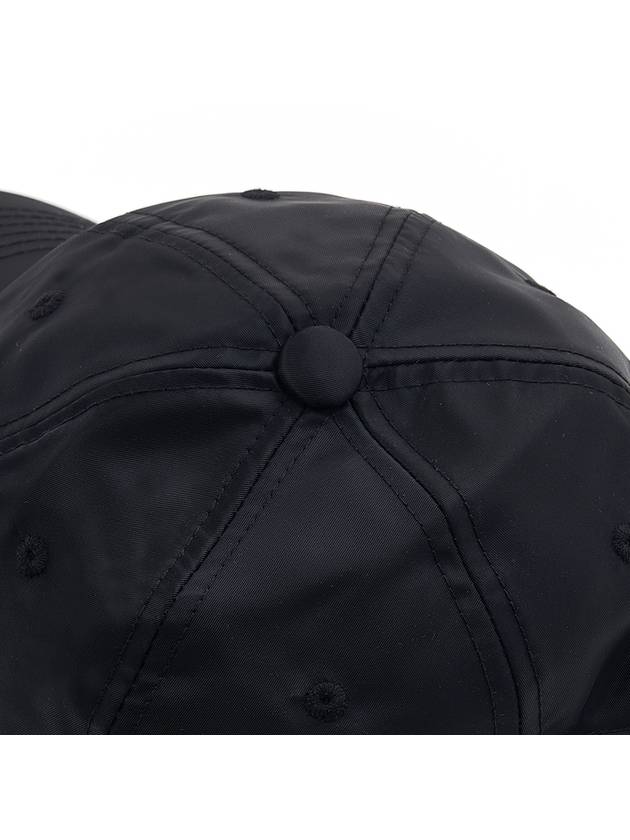 Men's Nylon Ball Cap Black - SOLID HOMME - BALAAN 9