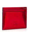 Chios Spike Card Wallet Red - CHRISTIAN LOUBOUTIN - BALAAN 5