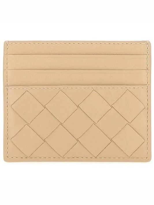 Intrecciato Woven Card Wallet Melon Washed - BOTTEGA VENETA - BALAAN 2