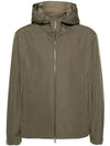 Traversier Hooded Jacket Olive Green - MONCLER - BALAAN 1