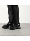 Monolith Brushed Leather Platform Loafers Black - PRADA - BALAAN 8