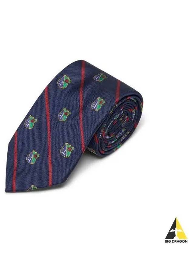 silk club tie navy - POLO RALPH LAUREN - BALAAN 1