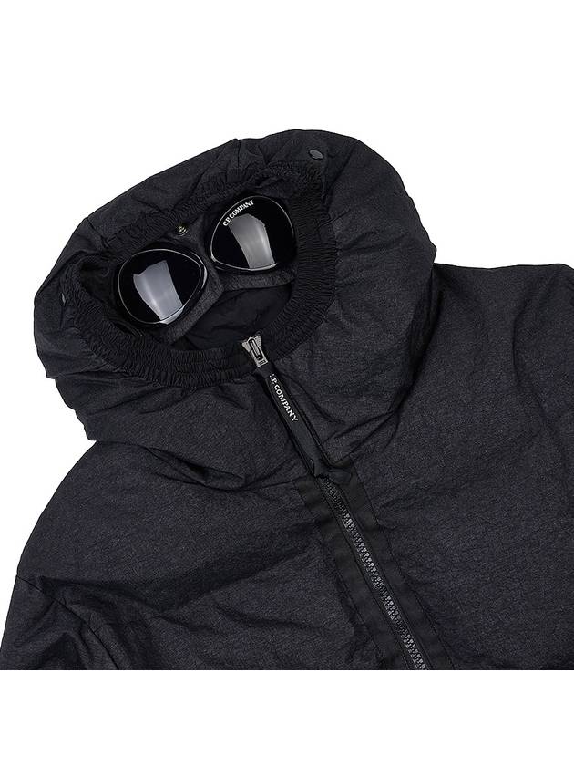 Men's Coated Goggles Hooded Padding Black - CP COMPANY - BALAAN 7